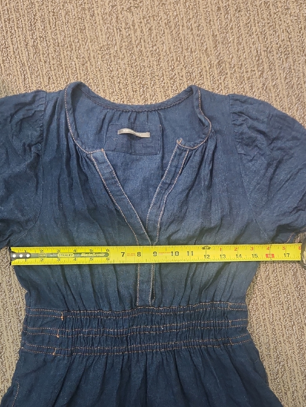 Anthropologie Somerset Mini Denim Dress - Picture 10 of 16